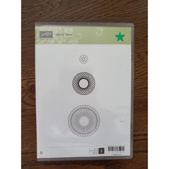 Stampin Up - SPIRAL SPINS - Circle Designs - Picture 1 of 3